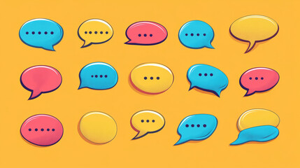 Mention remark frames. Quote in quotes, remarks badges and quotations frame template. Speech frames, word idea bubble or sentence note box. Isolated vector symbols set