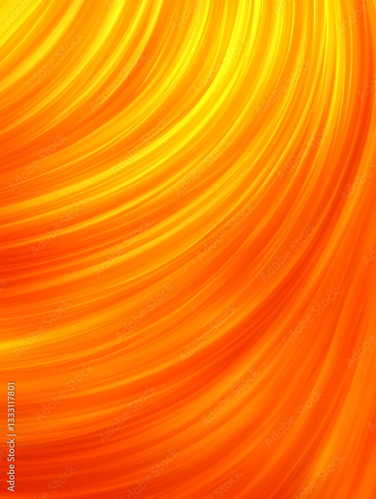 Poster fiery abstract curves creating a dynamic vibrant background texture