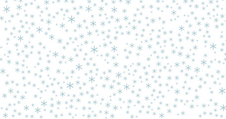 Whimsical Blue Star Pattern on White Background