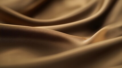 Fototapeta premium Brown Fabric Texture with Subtle Pattern and Soft Lighting