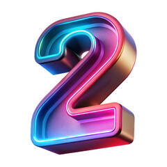 neon number 2