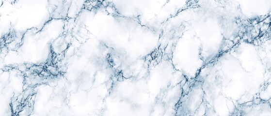 A detailed view of a marble surface showcasing a white and blue pattern.