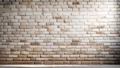 Fototapeta premium old brick wall minimalistic light background