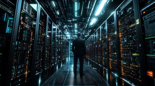 Ai enhanced quantum computing centers solving world's biggest scientific mysteries futuristic tech hub ultra HD