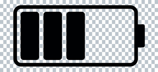 Battery charge call icon.