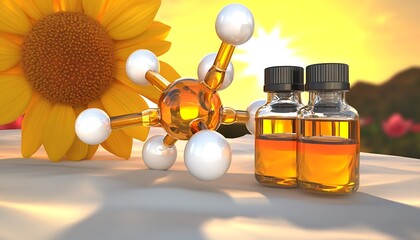 Sunflower Oil Essence: Sunset Extraction.