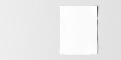 Blank Paper Mockup for Design Concepts