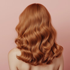Fototapeta premium woman long hair style