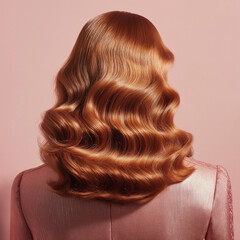 Fototapeta premium woman long hair style