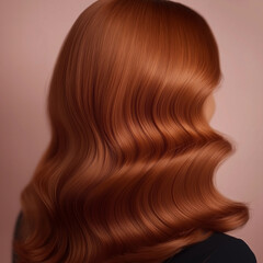 Fototapeta premium woman long hair style