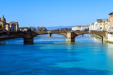 Naklejka premium Ponte Santa Trinita in Florenz 