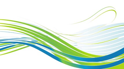 Obraz premium Blue_technology_lines_curves_wavy_lines_business