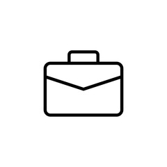 Briefcase icon logo design. suitcase sign and symbol. luggage symbol.