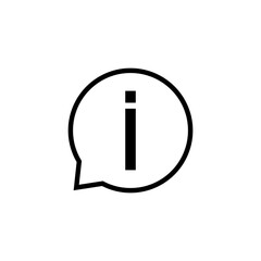 Information sign icon logo design. about us sign and symbol. question mark icon