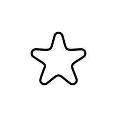 Star icon logo design. rating sign and symbol. favourite star icon