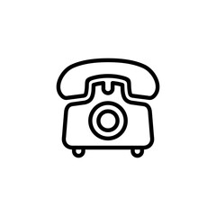 Telephone icon logo design. phone sign and symbol