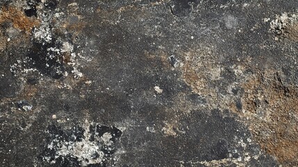 Dark Concrete Floor Texture with Rugged Surface Detail and Depth