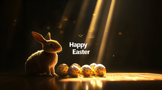 easter, rabbit, bunny, holiday, animal, cartoon, illustration, egg, toy, spring, hare, eggs, celebration, decoration, isolated, cute, brown, seasonal, symbol, chocolate, card, fun, color