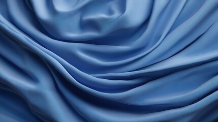 Obraz premium Elegant Blue Abstract Background with Folded Fabric Texture