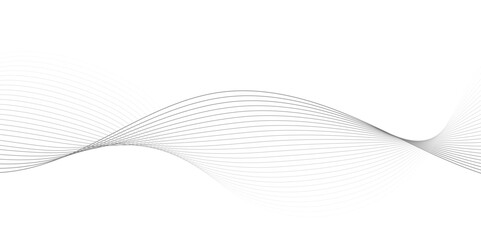 Abstract wave lines on white background.  Abstract  color wavy curve lines background.