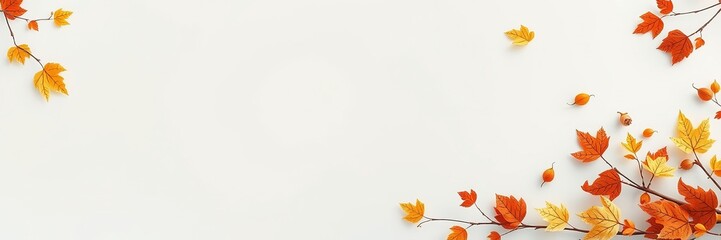 October November Mockup Design Template for Autumn