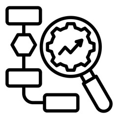 Workflow Optimization  Icon Element For Design	