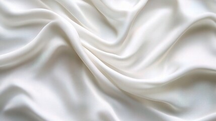 Obraz premium Elegant Abstract Fabric with Crisp White Background and Gentle Gradients