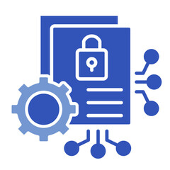 Smart Contract Management  Icon Element For Design	