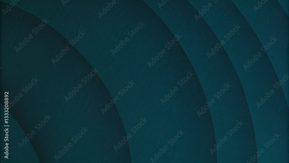 Poster deep teal abstract background with concentric curves