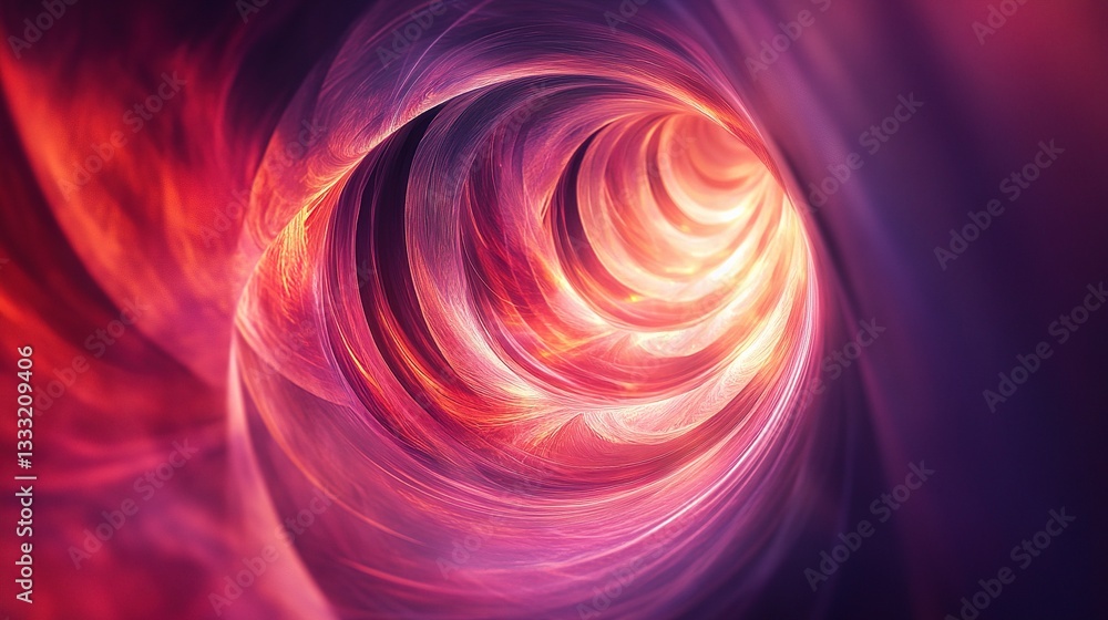 Poster abstract swirling patterns with soft light effect in purple shade