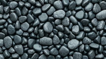 black pebbles stone texture background