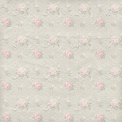 Seamless repeating floral bouquet with rose pattern, valentine's day and love fabric