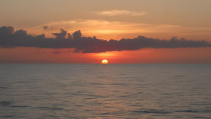 Sea and twilight