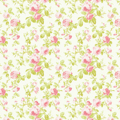 Seamless repeating floral bouquet with rose pattern, valentine's day and love fabric