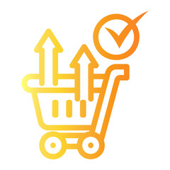 selling Line Gradient Icon