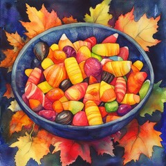 Generic Soft Watercolor Perspective Treats Bowl Candy