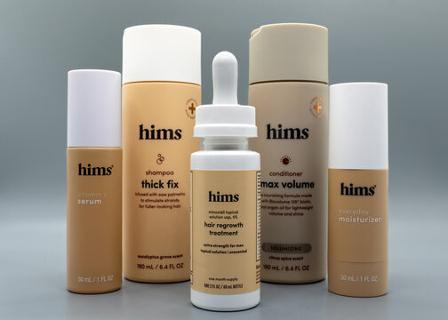 HIMS mens hair care products