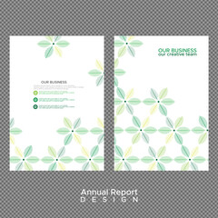 Annual report cover Business design