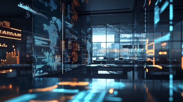 Art Futuristic Interface Moment Sleek Reality Office