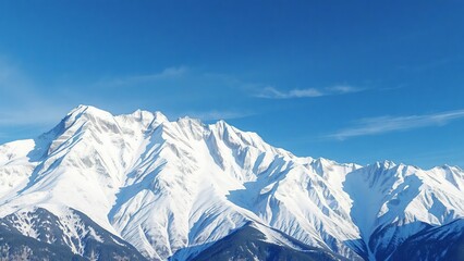 Obraz premium snow covered mountains in winter