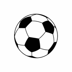 Obraz premium Soccer ball vector illustration on a white background