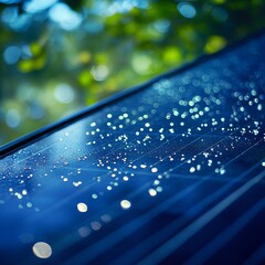 Generic Close-up Solar Perspective Morning Dew Fresh