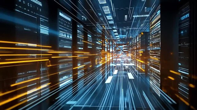 テクノロジーの抽象的な背景動画