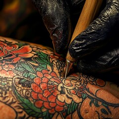 Art Close-up Tattoo Overview Client?s Creating Artist