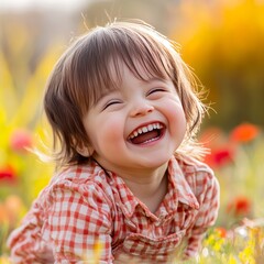 Generic Close-up Child Perspective Laughing Expression