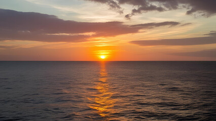 Beyond the sea and the horizon's glow