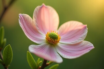 Fototapeta premium Blooming Pink Dogwood Flowers. Detail of blooming pink dogwood flowers can be clearly seen.