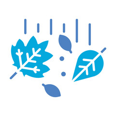 Leaves Falling Icon