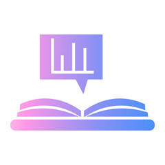 learning curve Gradient icon