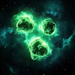 The Green Fireball Fragments Strange glowing objects seen in the 1940s, suspected of being alien probes.